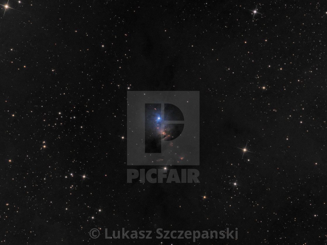 "Reflection nebula NGC 1333 - deep space" by Lukasz Szczepanski - $15.55 "Reflection nebula NGC 1333 - deep space" stock image