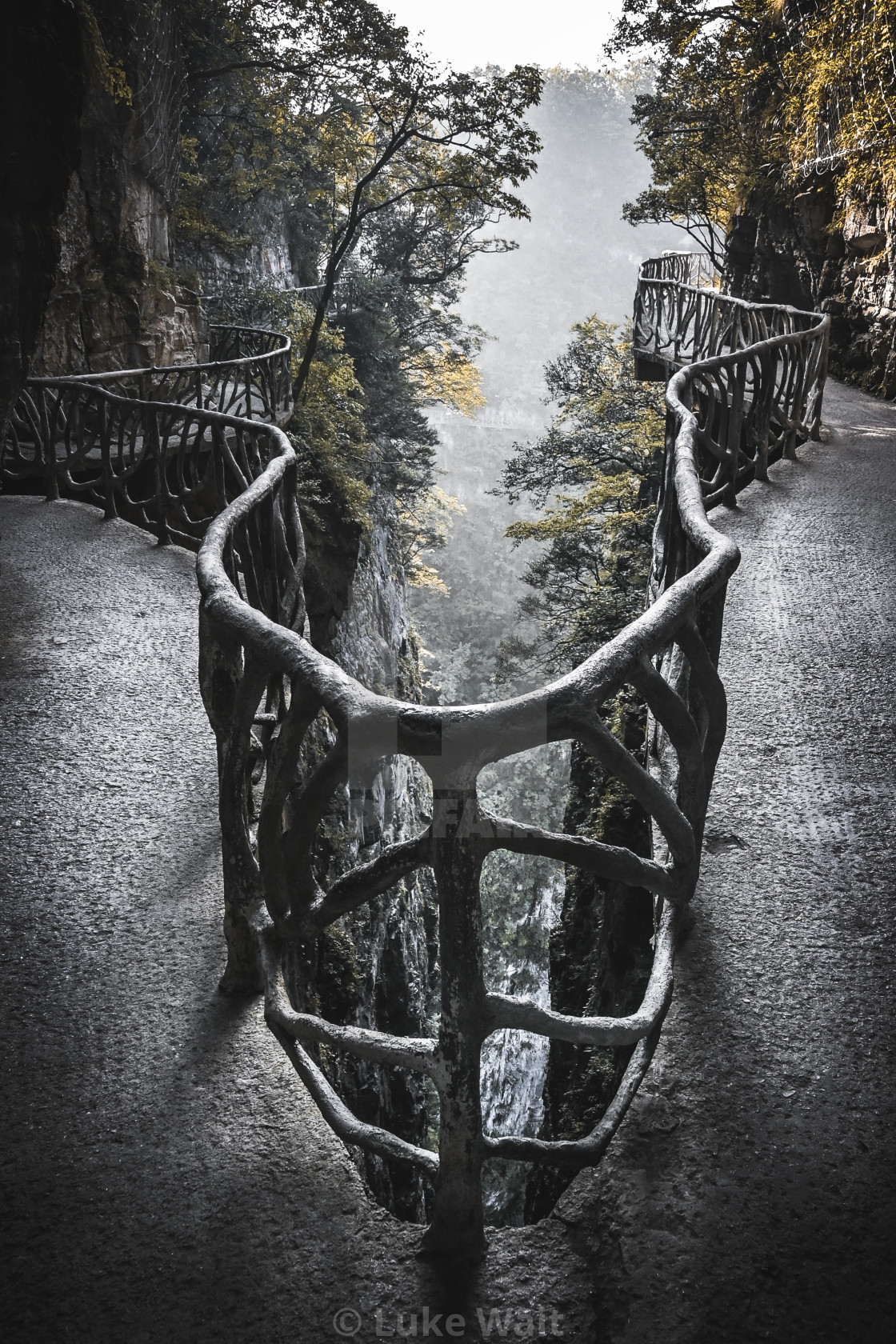 "Tianmen Mountain, China" stock image