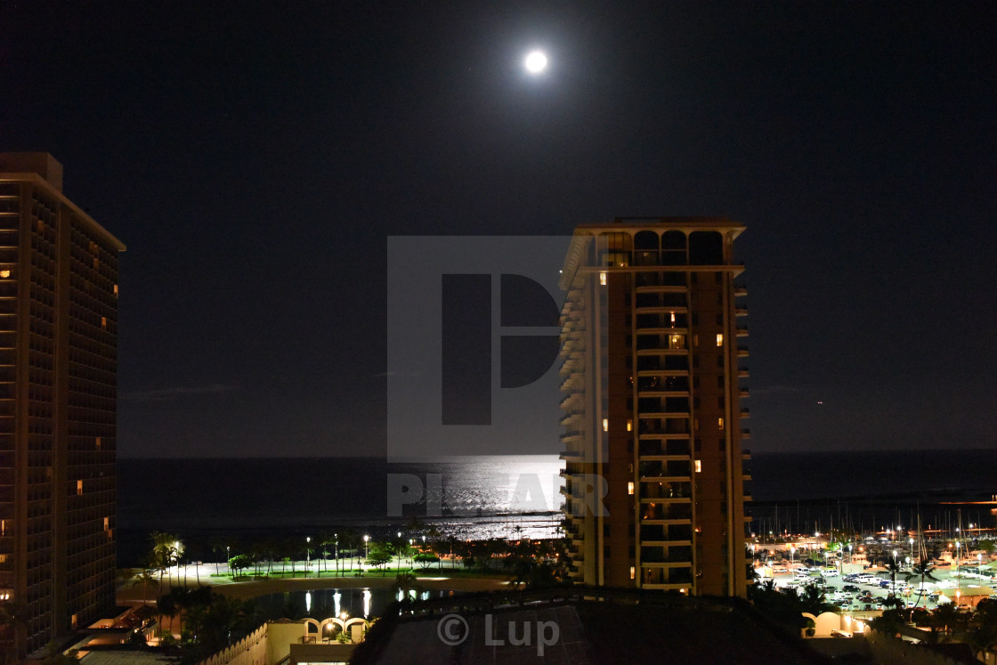 "Hawaii Night-O" by Lup - $4.59 "Hawaii Night-O" stock image