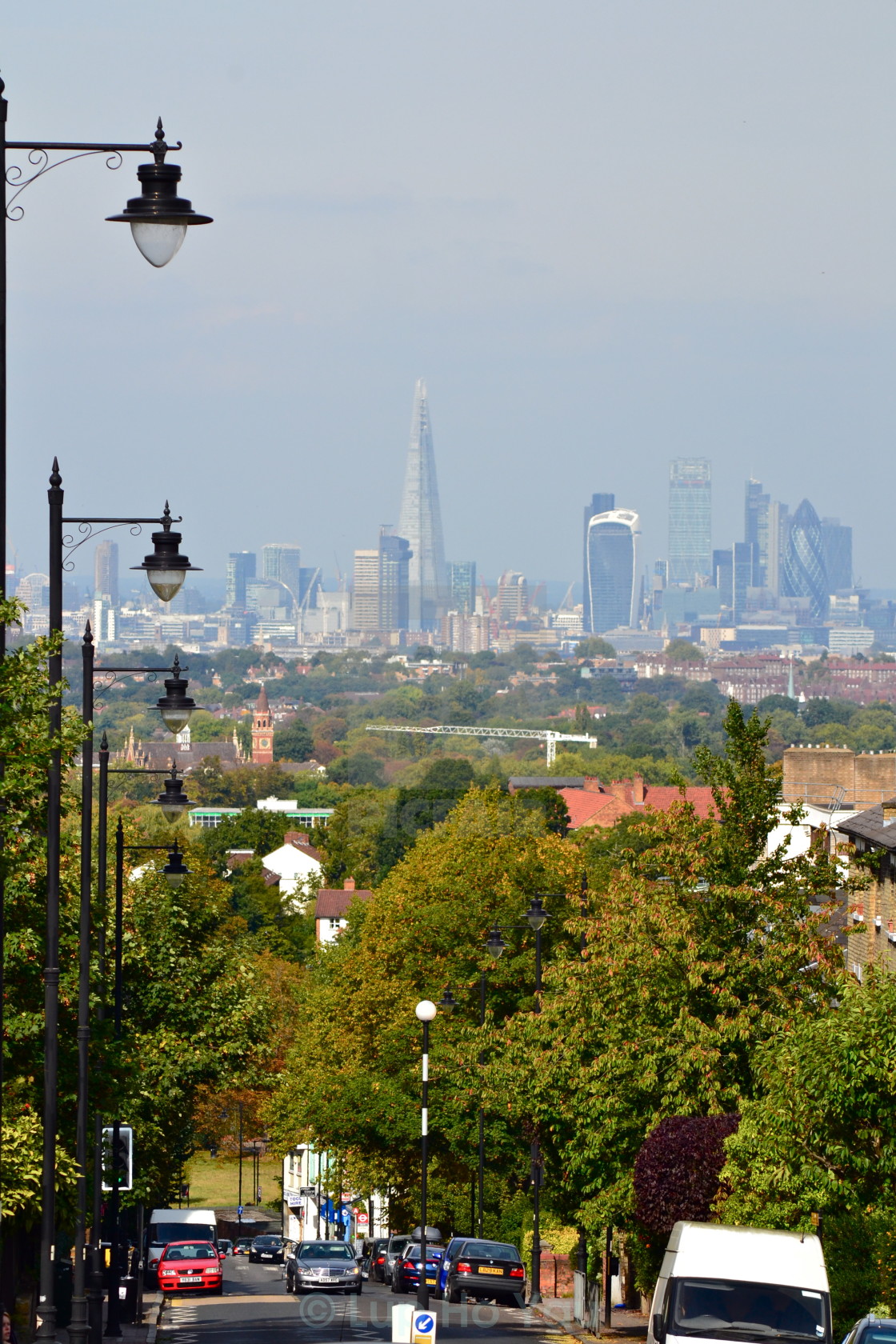 "London City from Gipsy Hill" by Lup Ho Yau - $7.79 "London City from Gipsy Hill" stock image