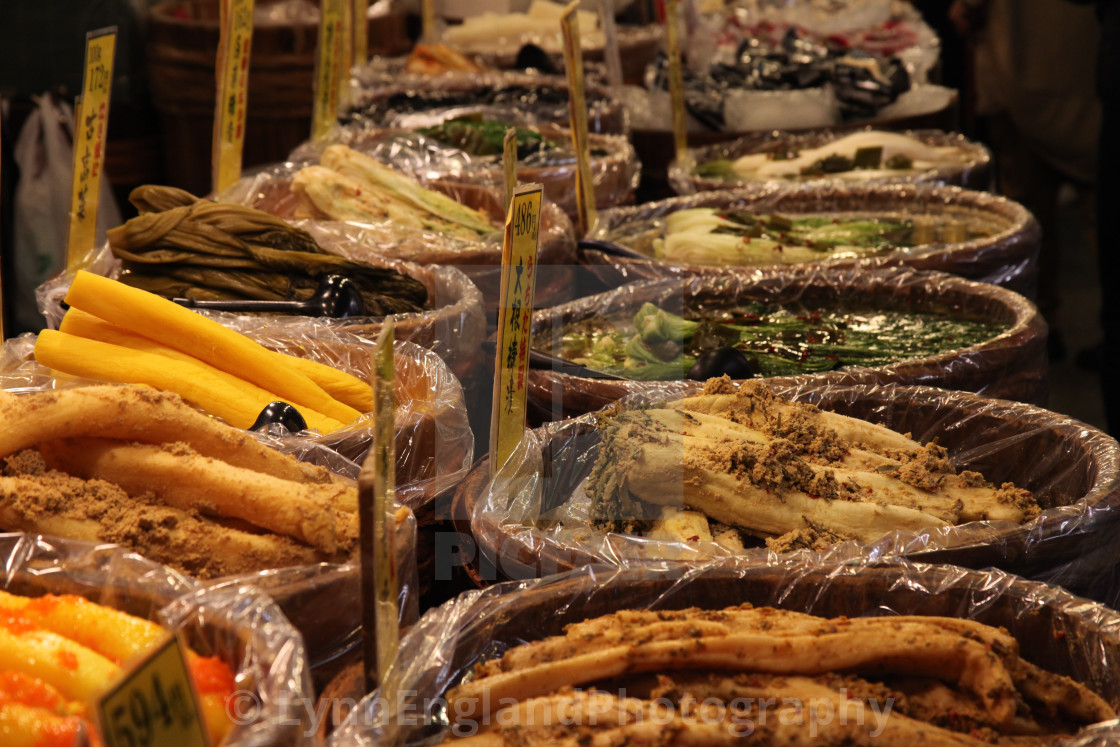 "Nishiki Market Kyoto" stock image