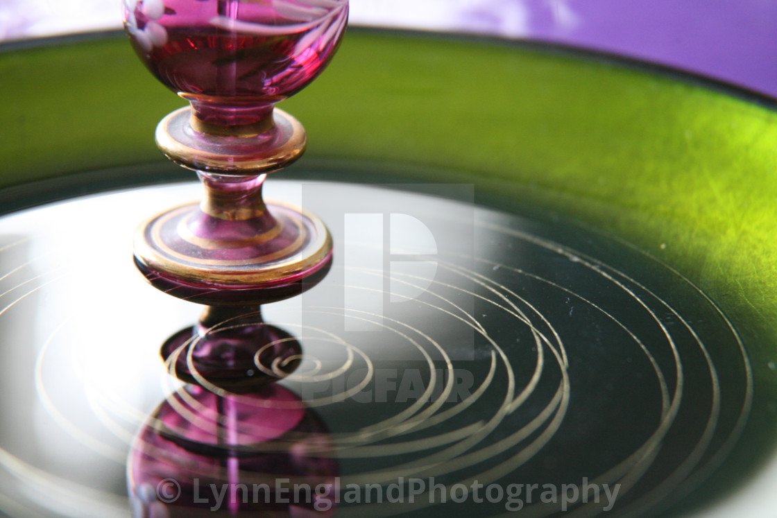 "Studies in glass ...exotic" by LynnEnglandPhotography - £10.00 "Studies in glass ...exotic" stock image