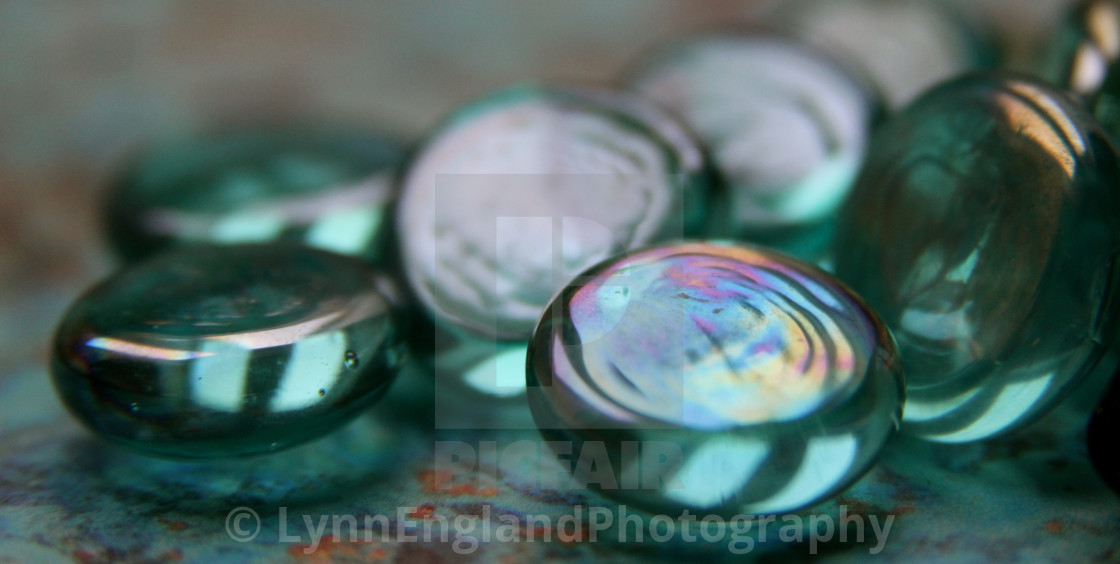 "Studies in glass ....playing with light" stock image