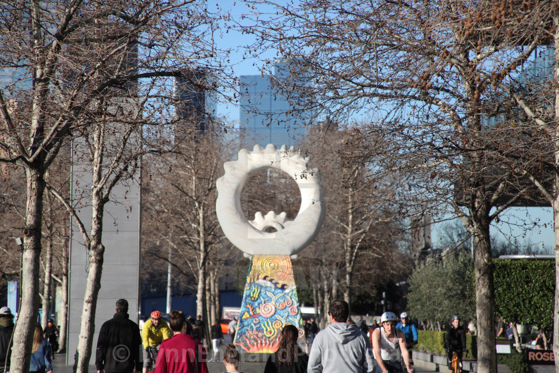 "South Wharf living , Melbourne," stock image