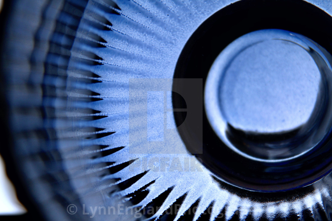 "Studies in Glass ...Classic Blue" by LynnEnglandPhotography - £7.50 "Studies in Glass ...Classic Blue" stock image