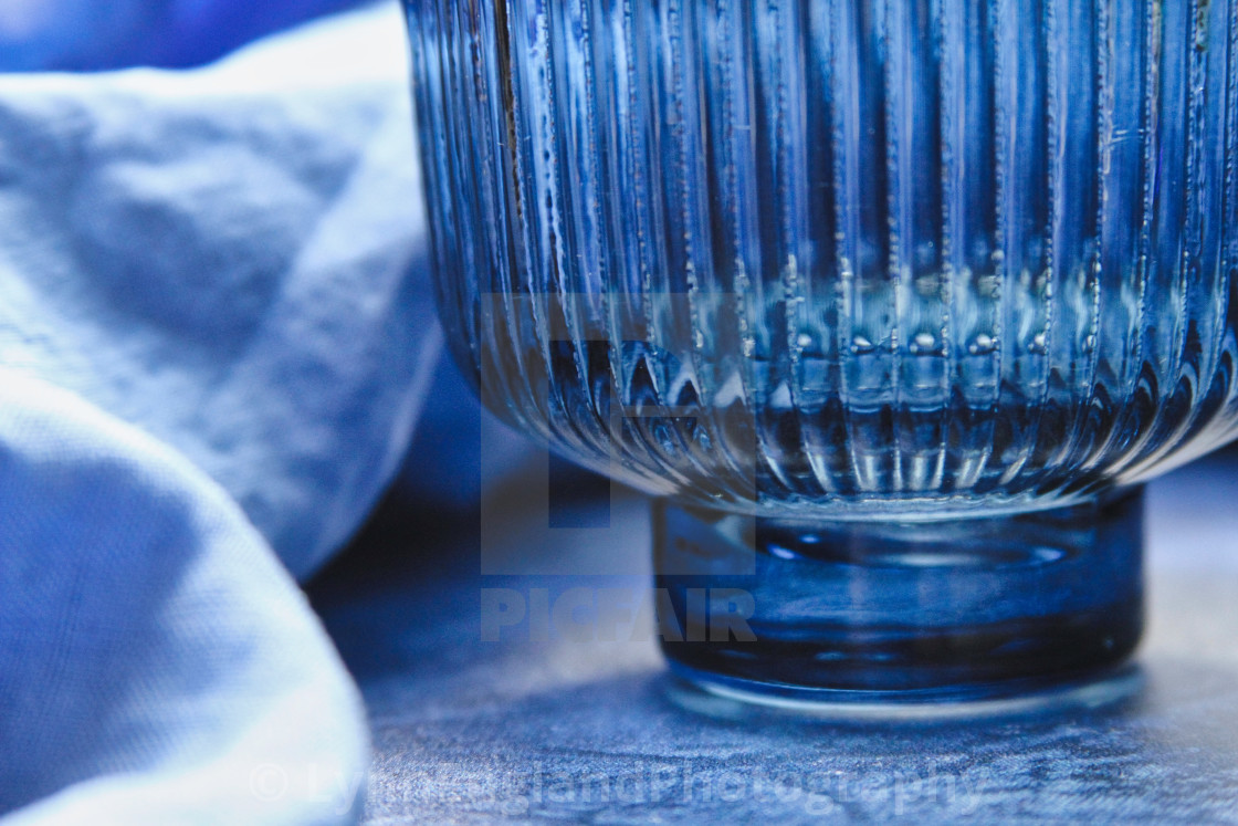 "Studies in Glass ...Classic blue 2020" by LynnEnglandPhotography - £7.50 "Studies in Glass ...Classic blue 2020" stock image