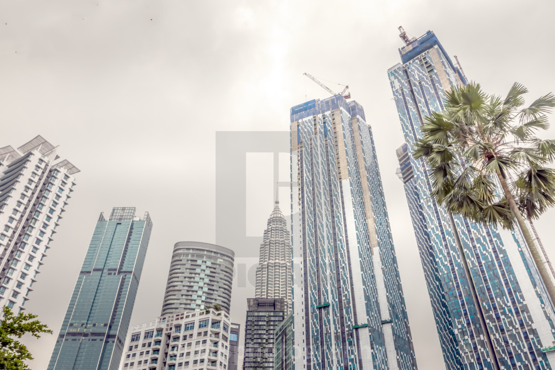 "Kuala Lumpur downtown" stock image