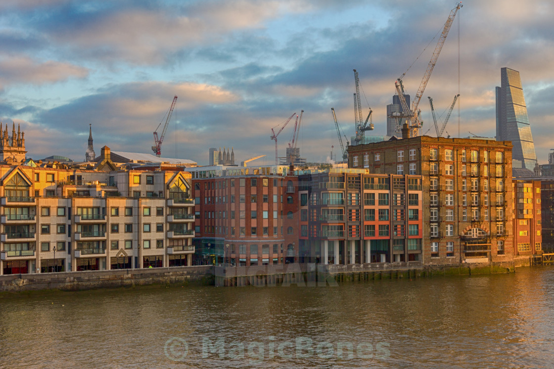 "Thames Riverside" stock image