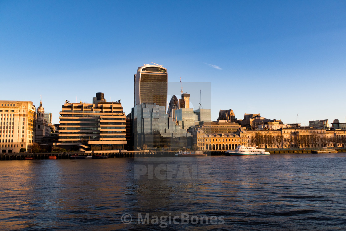 "London On The River - Landscape" stock image