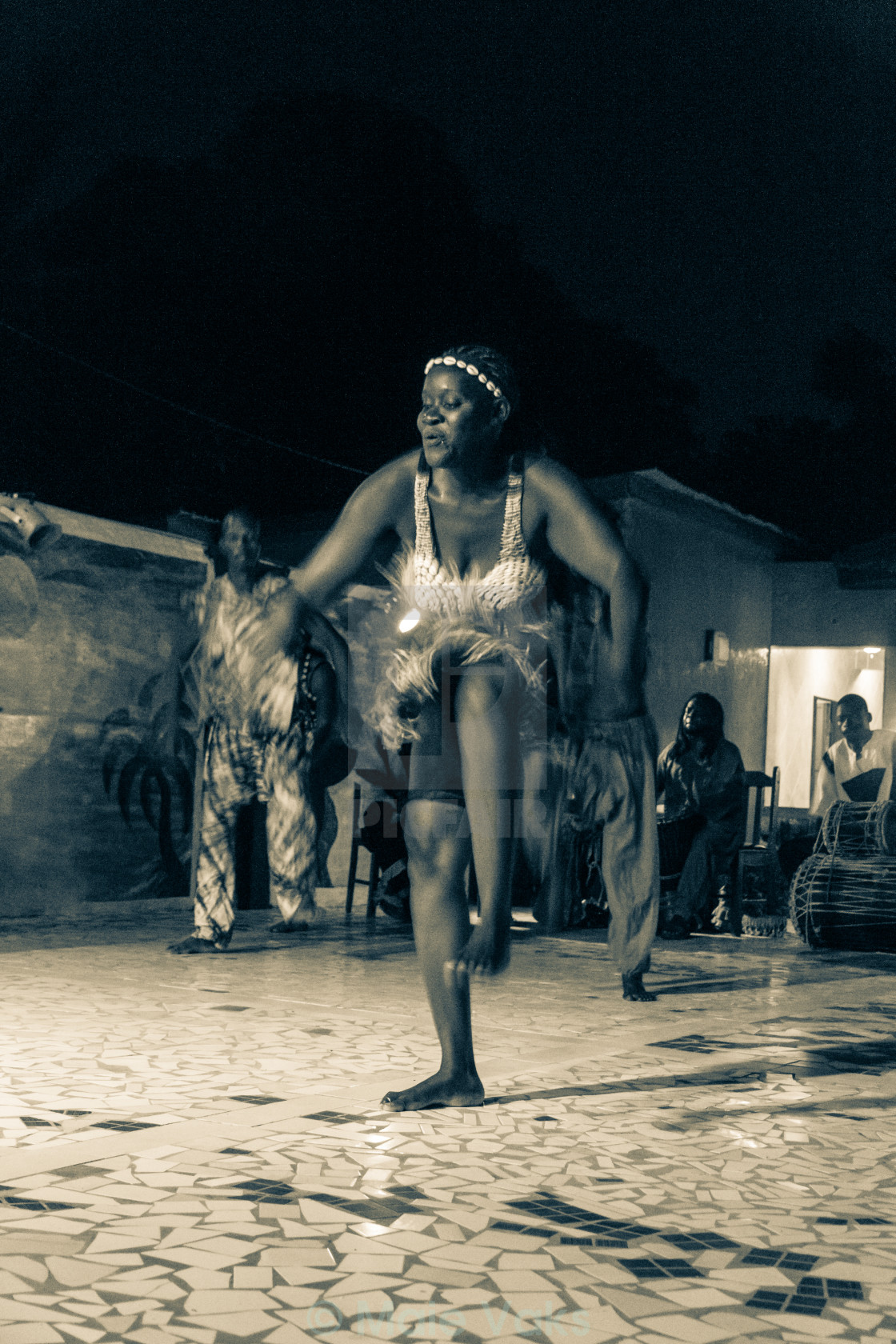 "Gambian Dancers" stock image