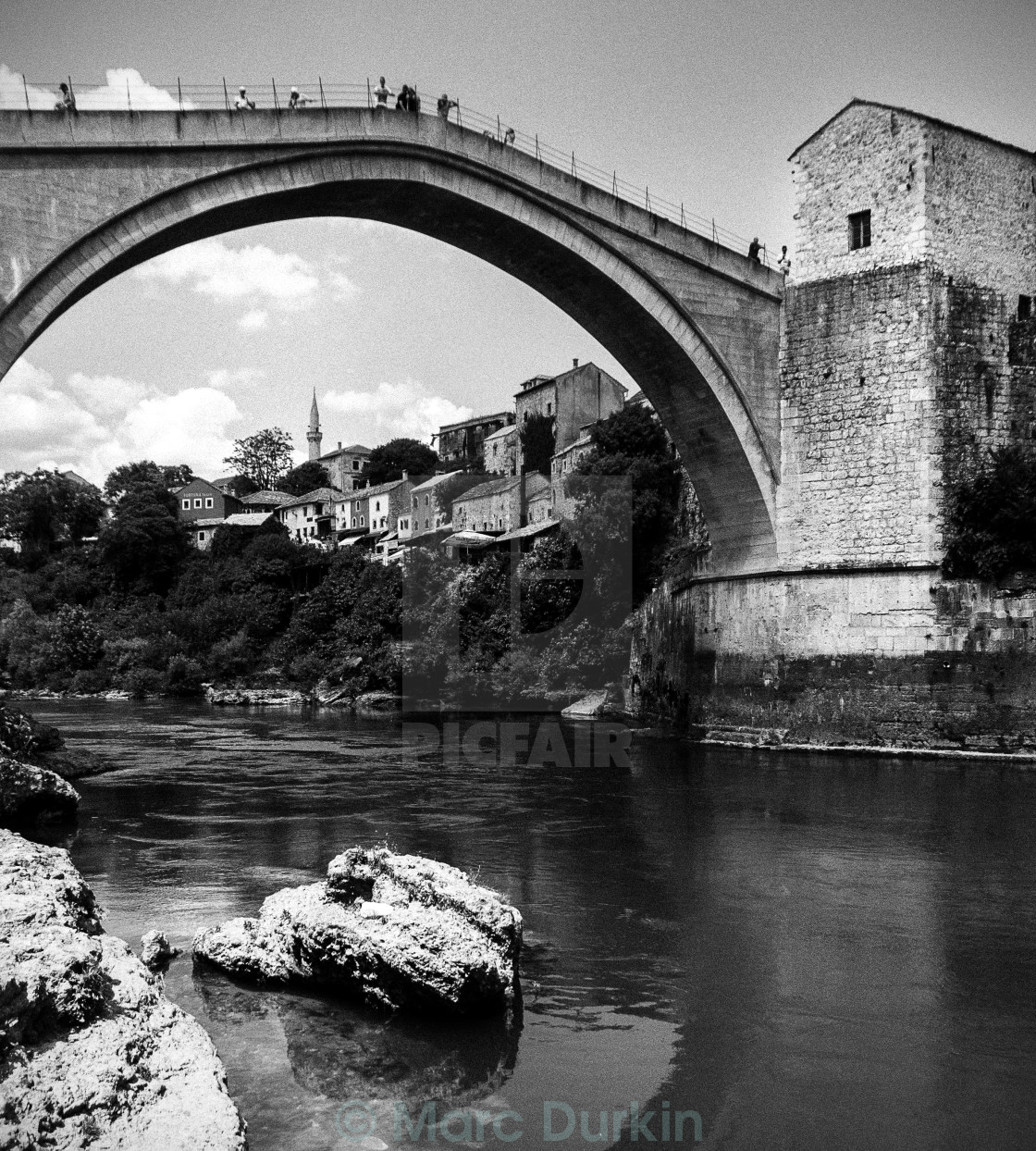 "The Bridge, Mostar" stock image