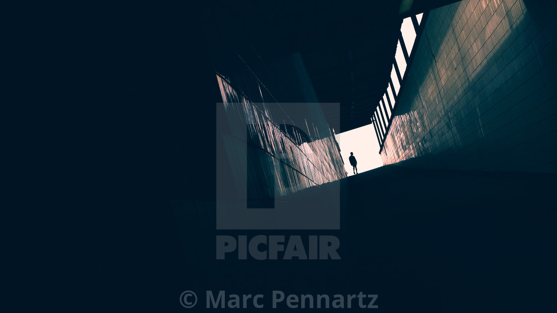 "The End of the Tunnel" by Marc Pennartz - £12.40 "The End of the Tunnel" stock image