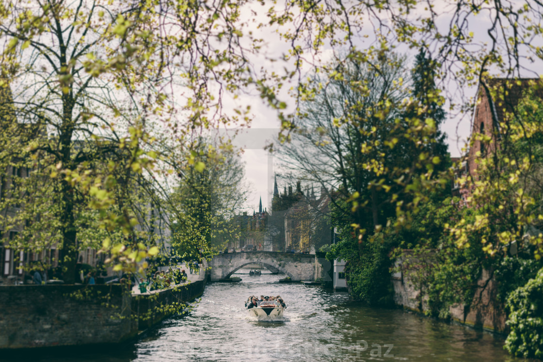 "Brugge Canals" stock image
