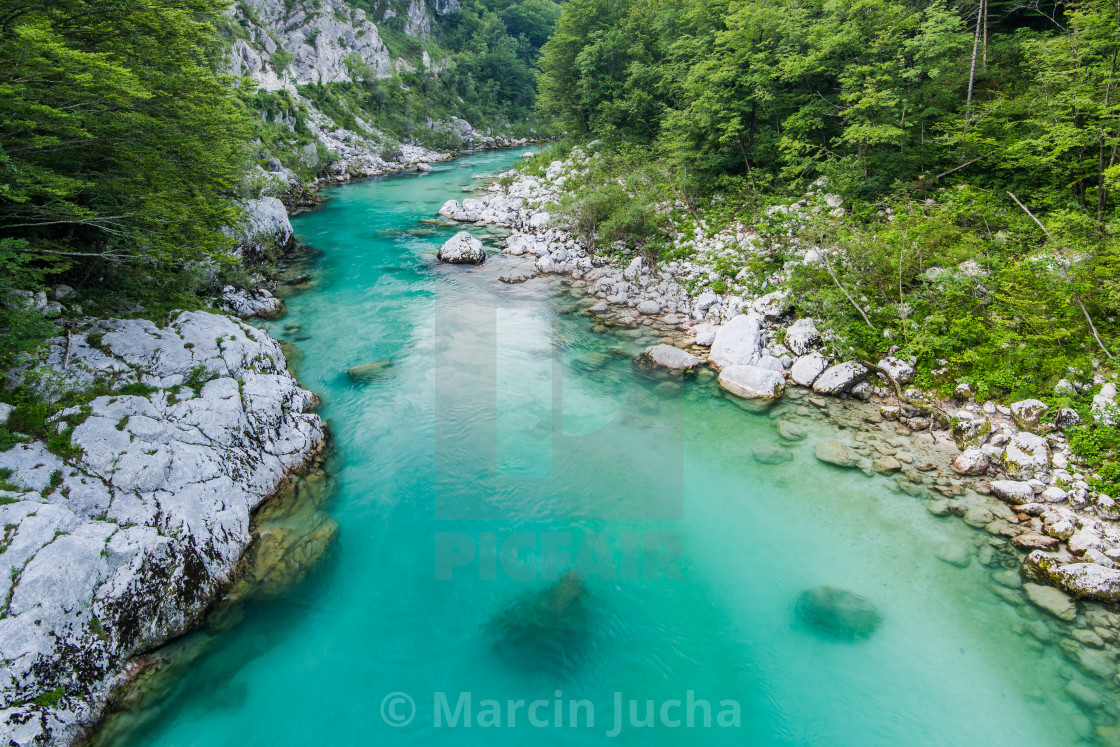 Get Wallpaper Crystal Clear Water In River Soca Triglav Slovenia License HD