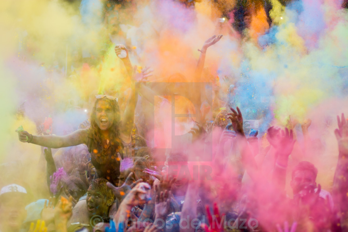 "Holi Celebration" stock image