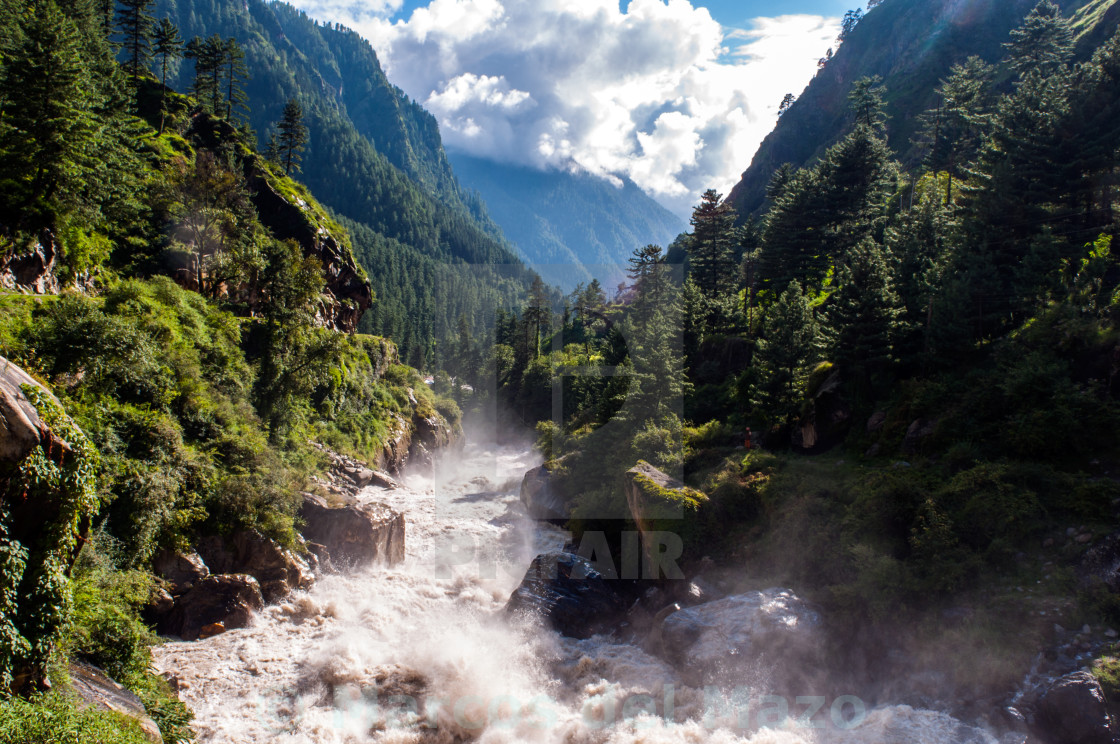 "Parvati Valley, India" stock image