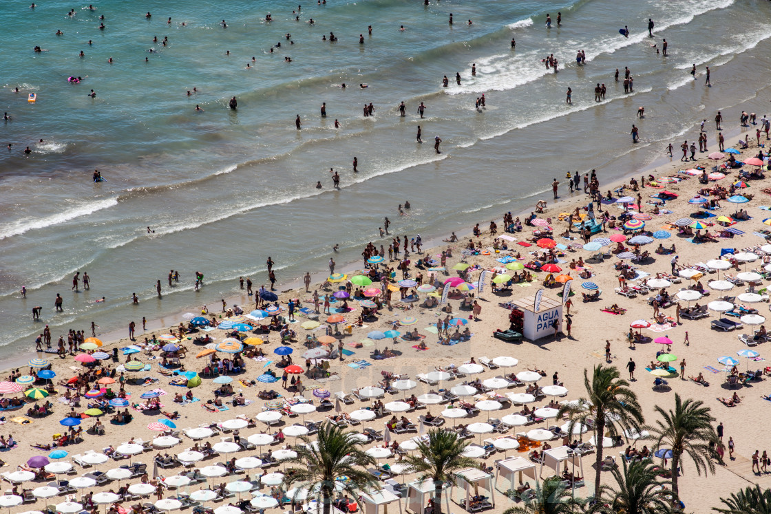 "Alicante Beach" by Marcos del Mazo - $15.39 "Alicante Beach" stock image
