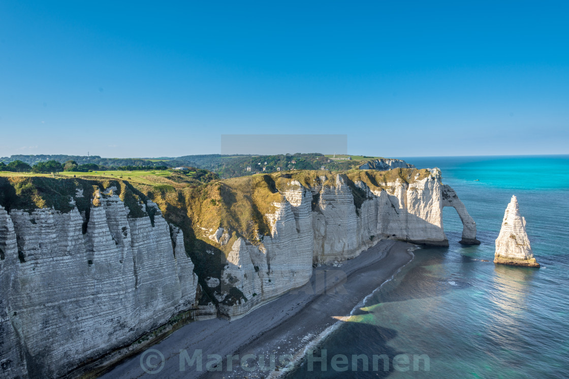 "Cliffs of Étretat" stock image