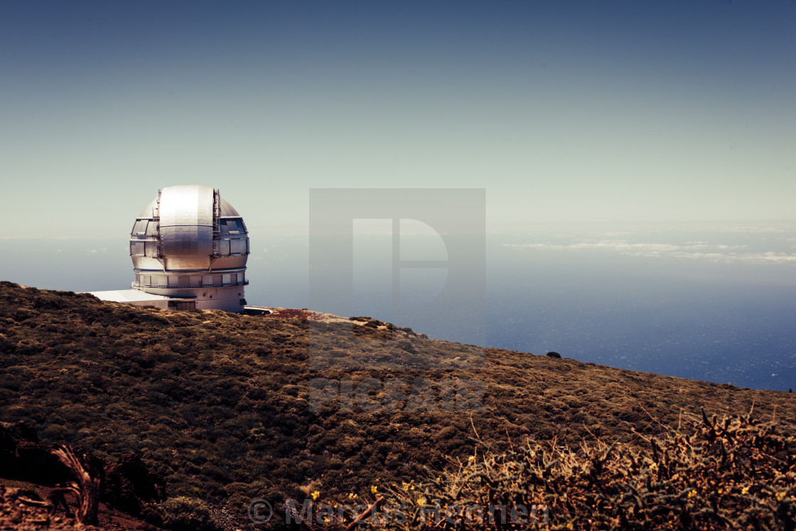 "Roque de los Muchachos Observatory" stock image