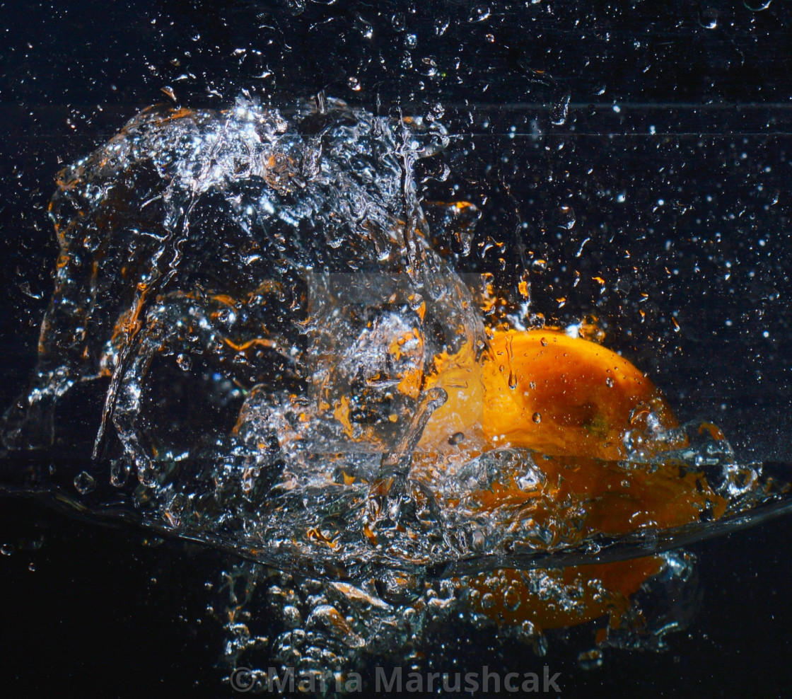 The Splash Of Juicy Orange License Download Or Print For