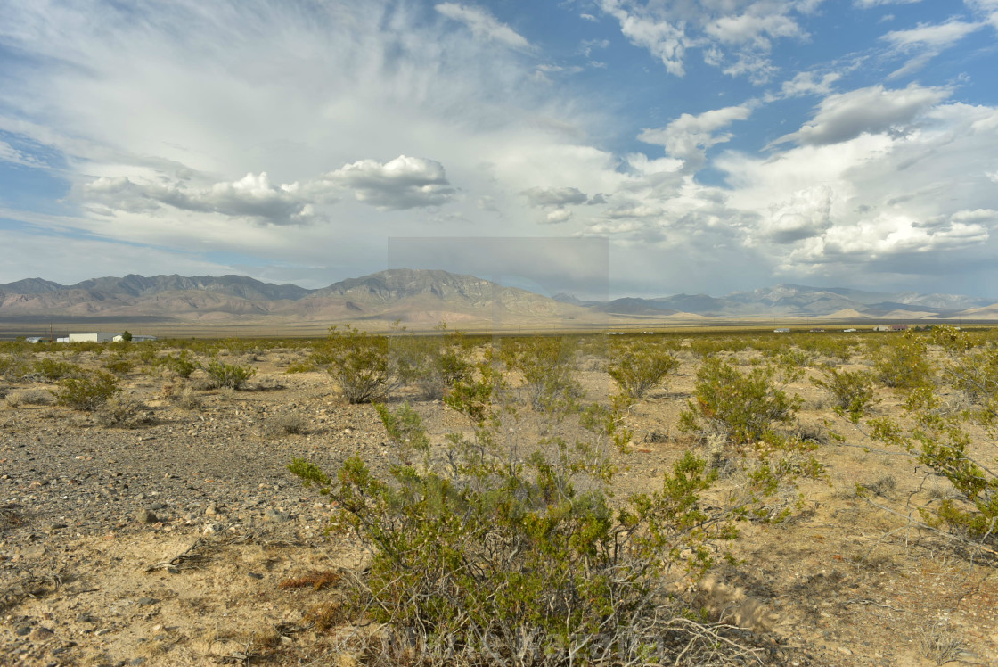 "gray and white clouds over Mojave Desert landscape Nevada, USA" by Marie Kazalia - $15.16 "gray and white clouds over Mojave Desert landscape Nevada, USA" stock image