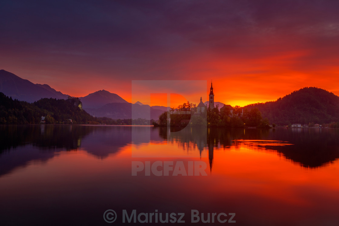 "Lake Bled" stock image