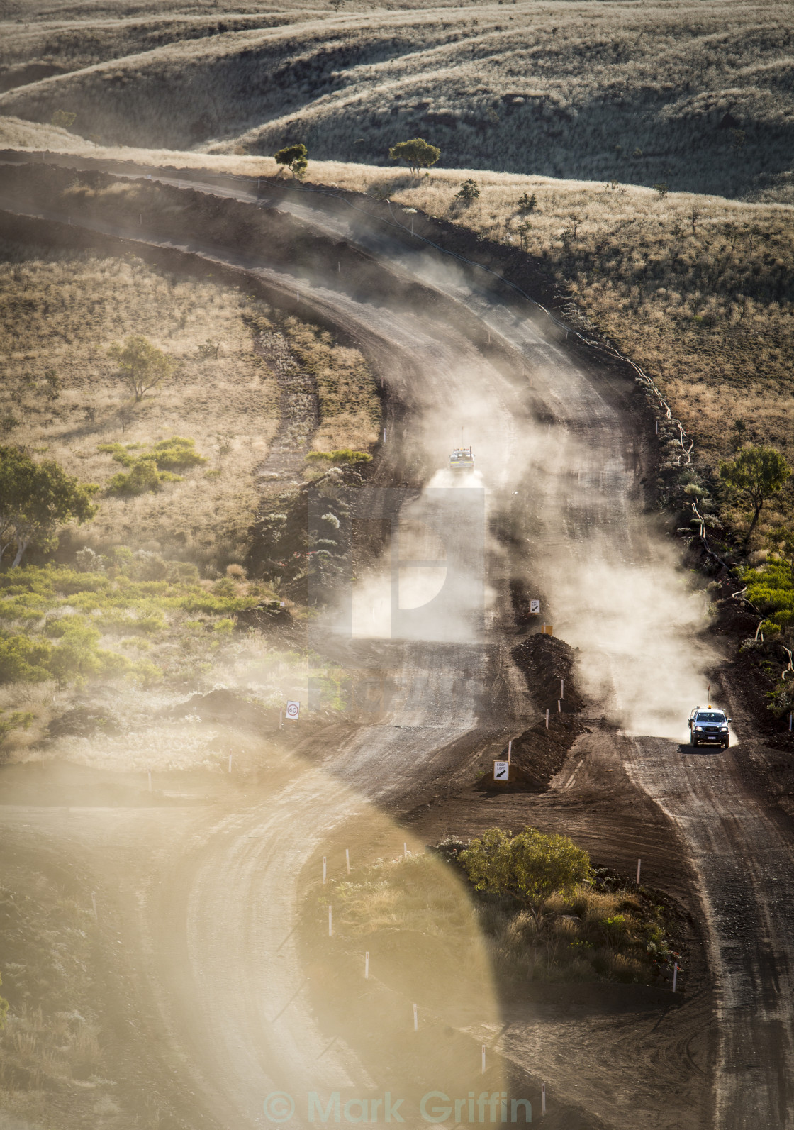 "Haul Road" stock image