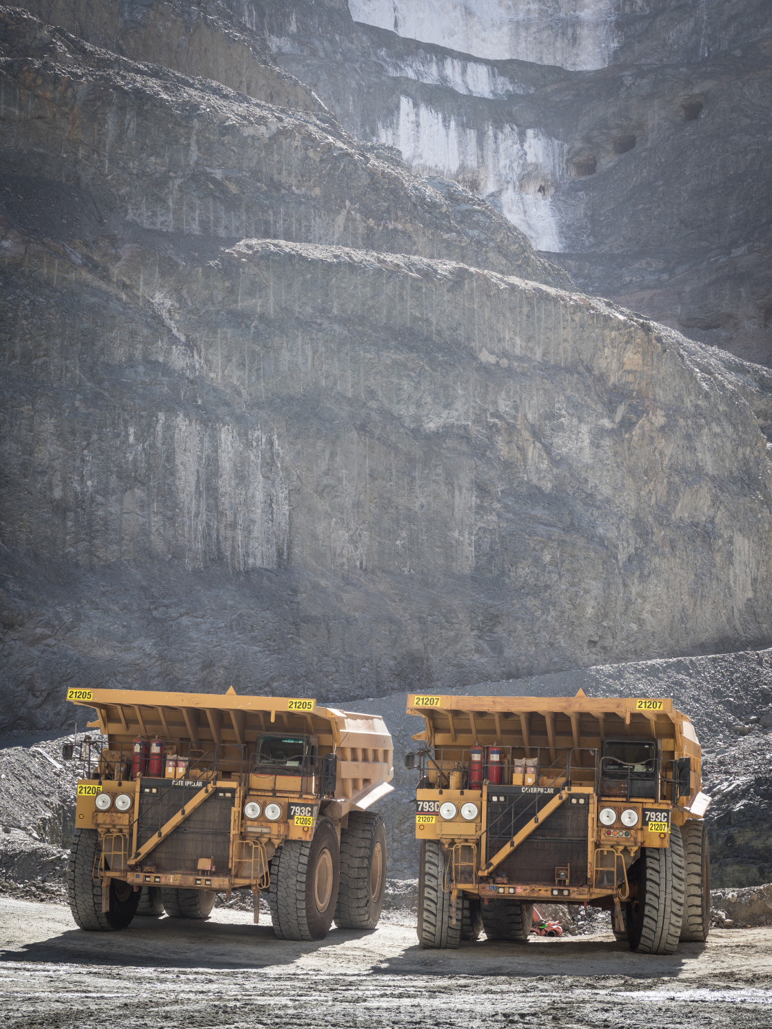 "Mine Trucks" stock image