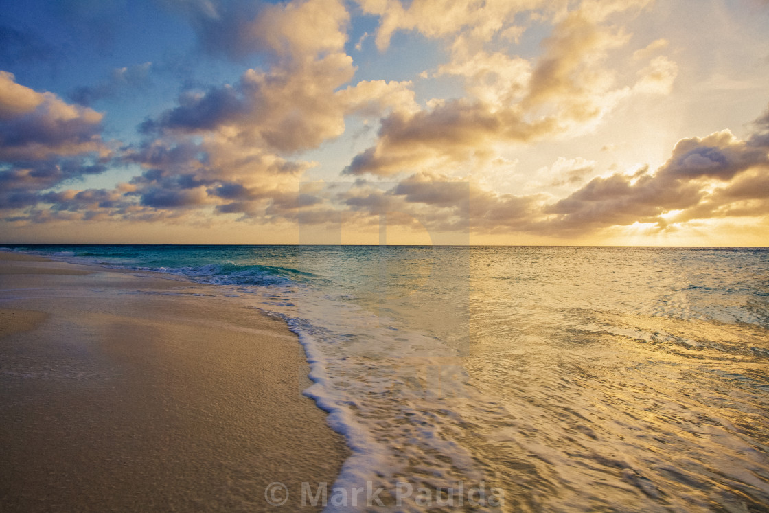 "Aruba Golden Sunset" by Mark Paulda - $37.76 "Aruba Golden Sunset" stock image