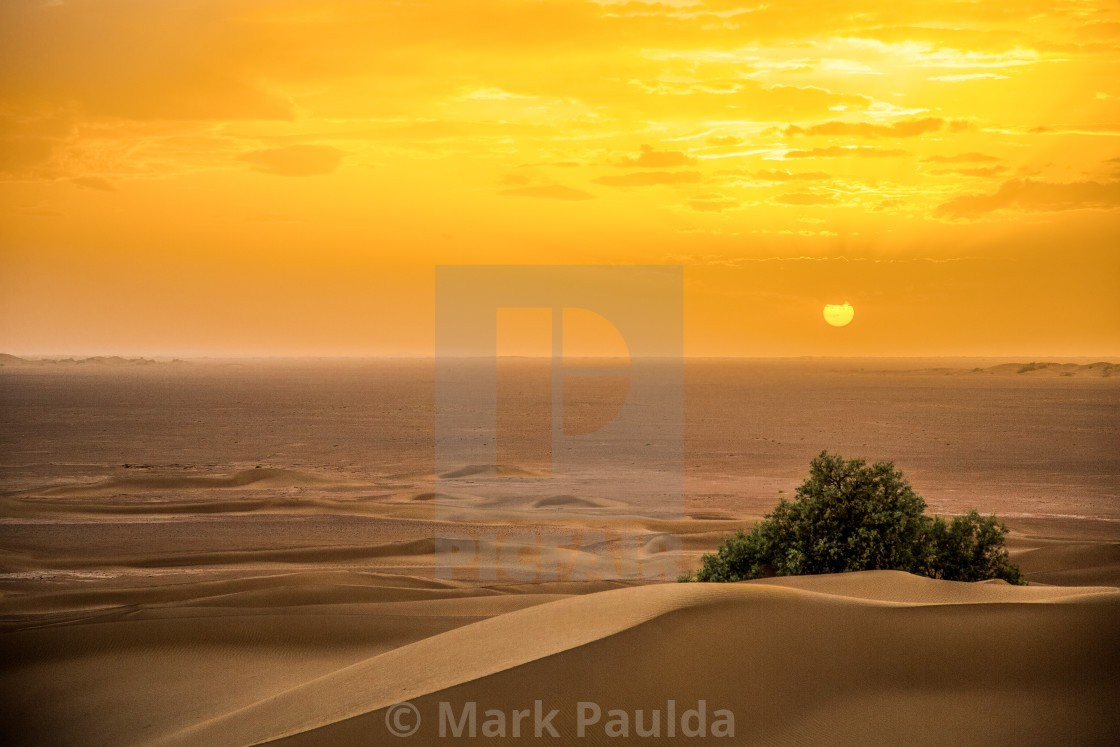 "Sahara Desert Sunset" by Mark Paulda - $37.66 "Sahara Desert Sunset" stock image