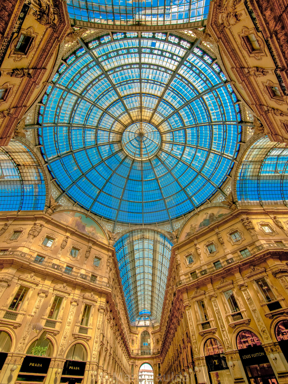 "Galleria Vittorio Emanuele II Ceiling" by Mark Paulda - $25.11 "Galleria Vittorio Emanuele II Ceiling" stock image