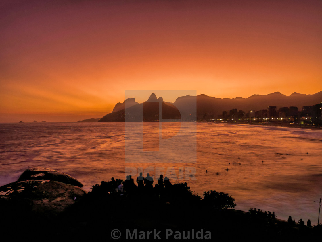 "Sunset from Arpoador" by Mark Paulda - $37.76 "Sunset from Arpoador" stock image