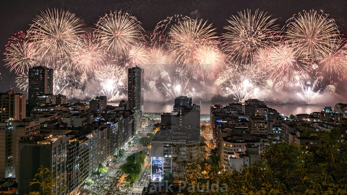 "New Year's Fireworks in Copacabana" by Mark Paulda - $37.76 "New Year's Fireworks in Copacabana" stock image