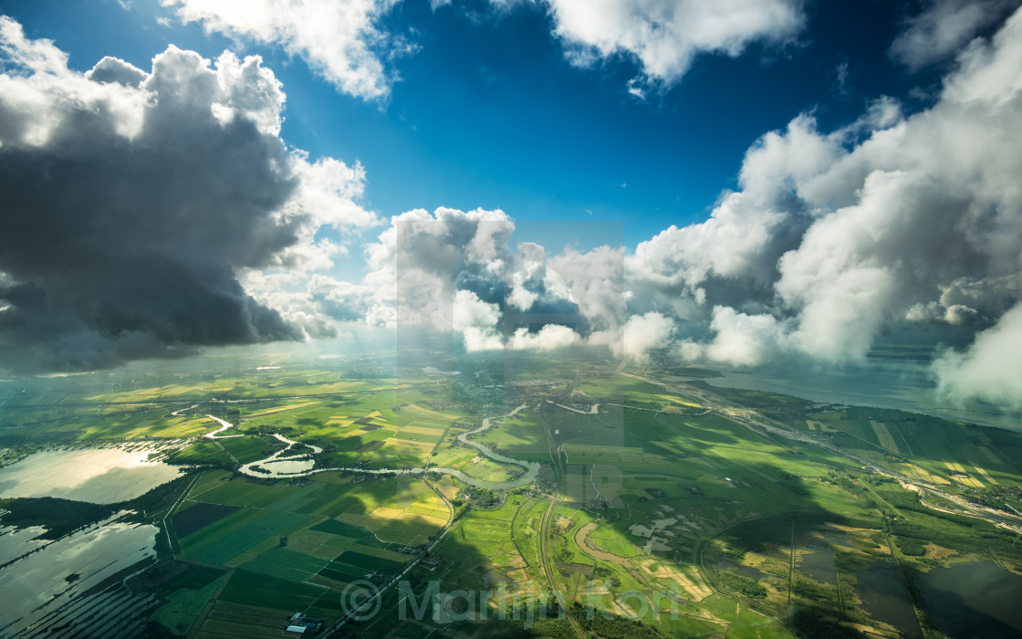 "aerial view of the world" by Martijn Kort - £31.00 "aerial view of the world" stock image