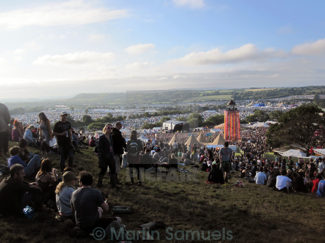 "View from The Park" stock image