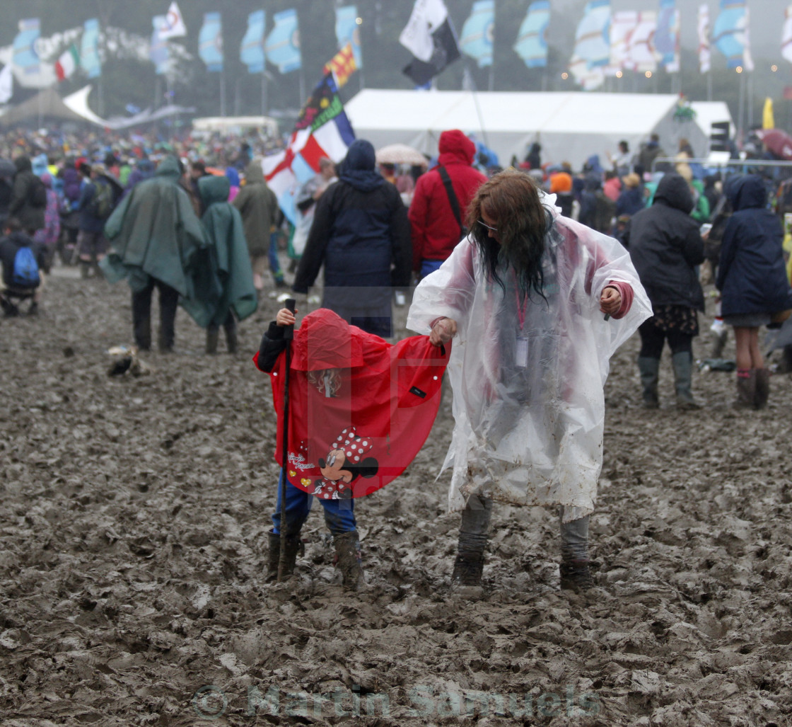 "Glastonbury Mud" stock image