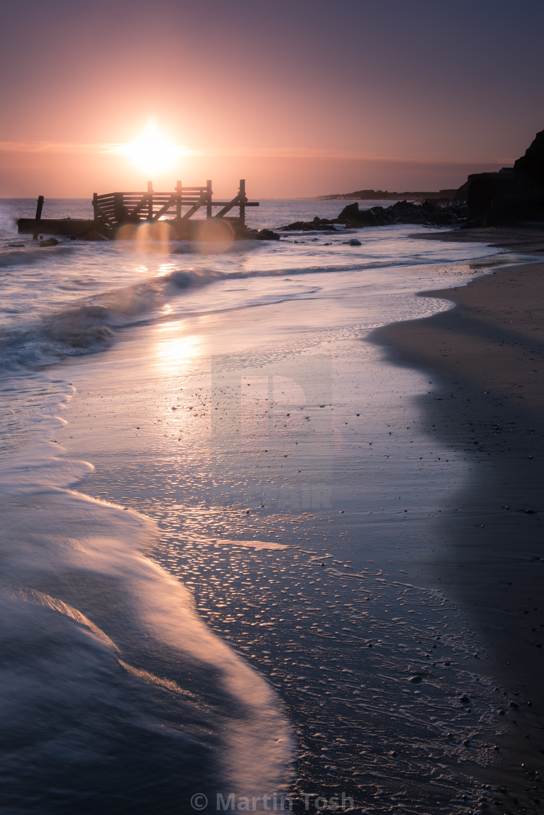 "Happisbugh Sunrise" stock image