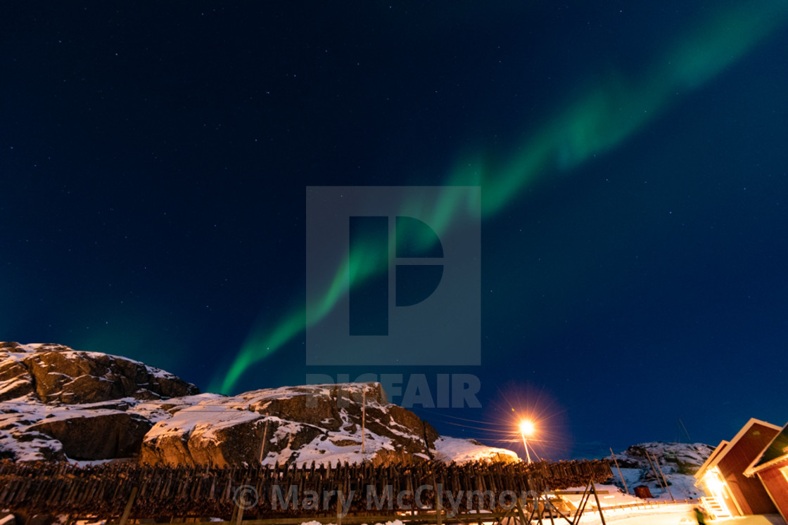 "Dancing Aurora" stock image