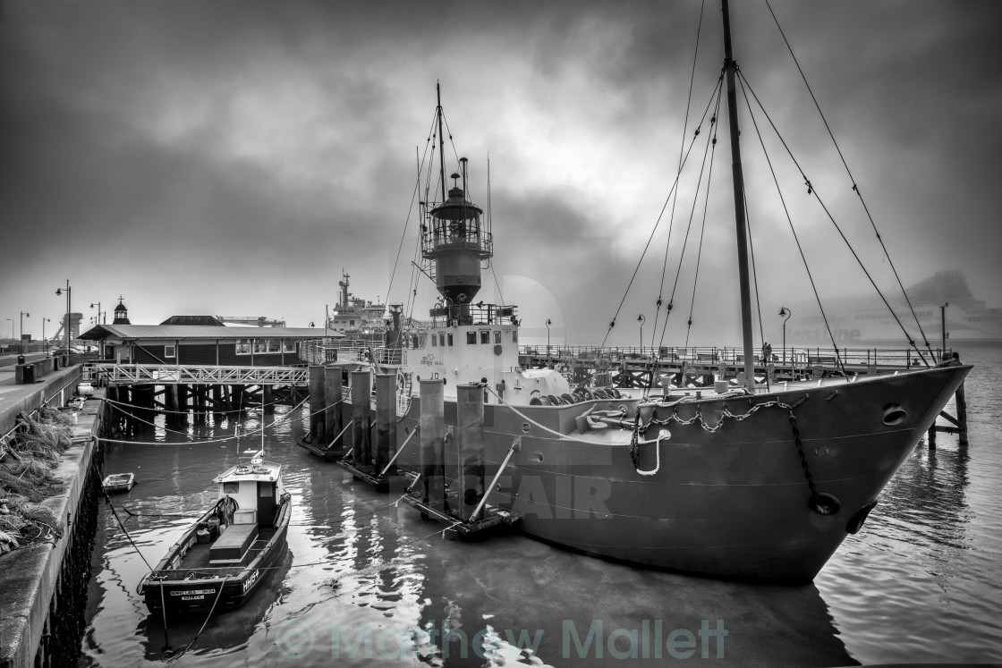 "Out Of The Fog While Others Wait" stock image