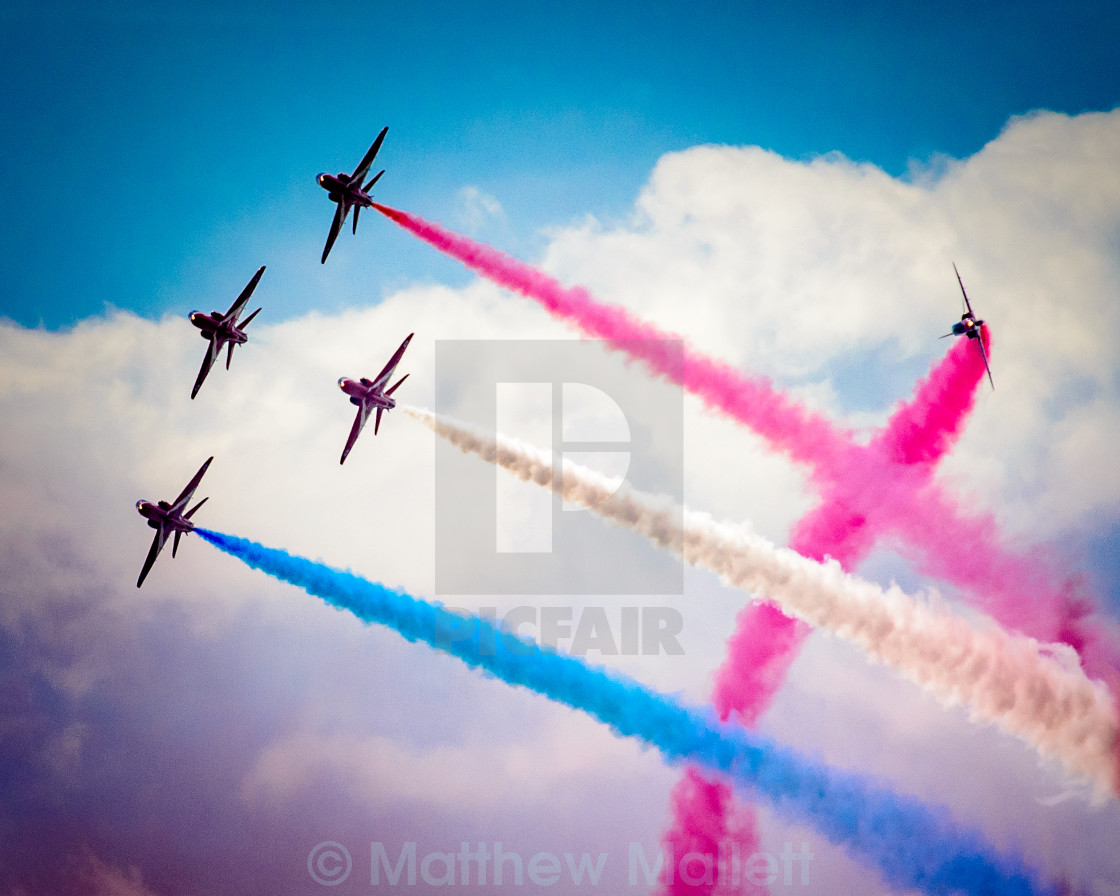 "Red Arrow Formation" stock image