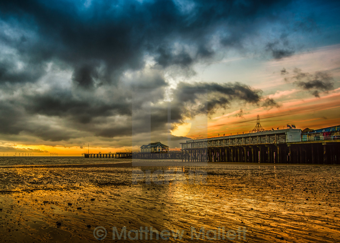 "Golden Hour Clacton Style" stock image