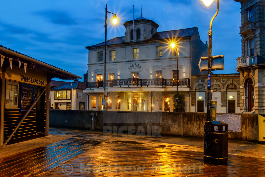 "Pier Hotel Halfpenny Pier Harwich" stock image