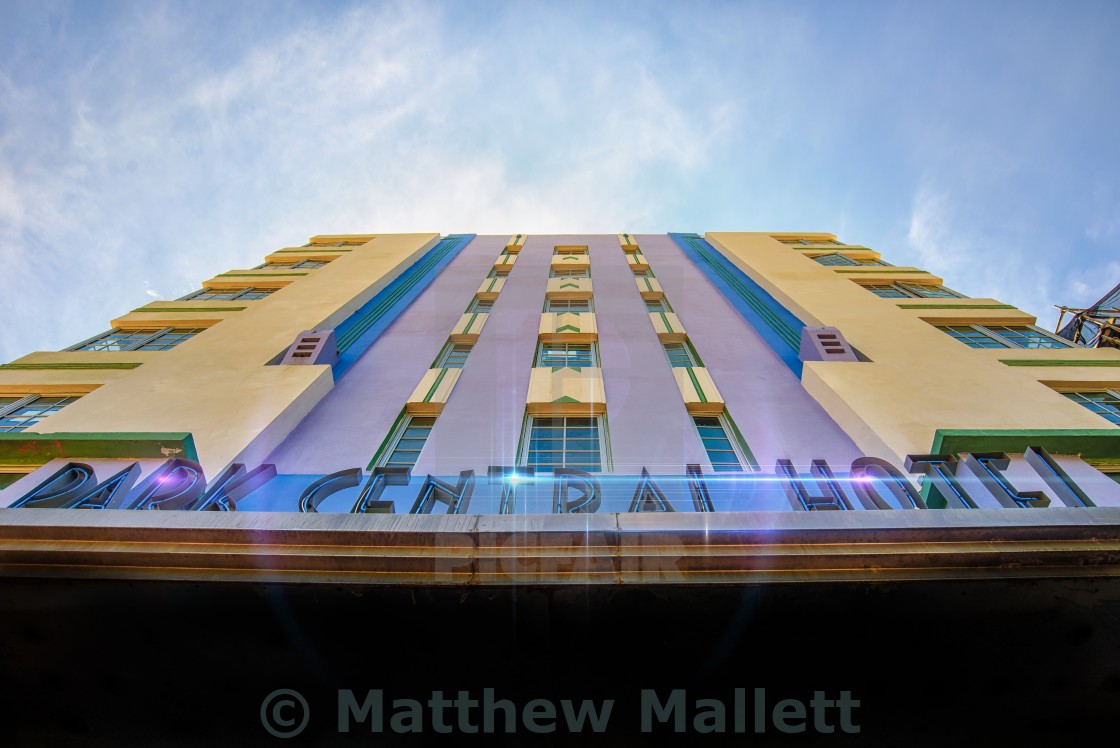 "Park Central Hotel Miami" stock image