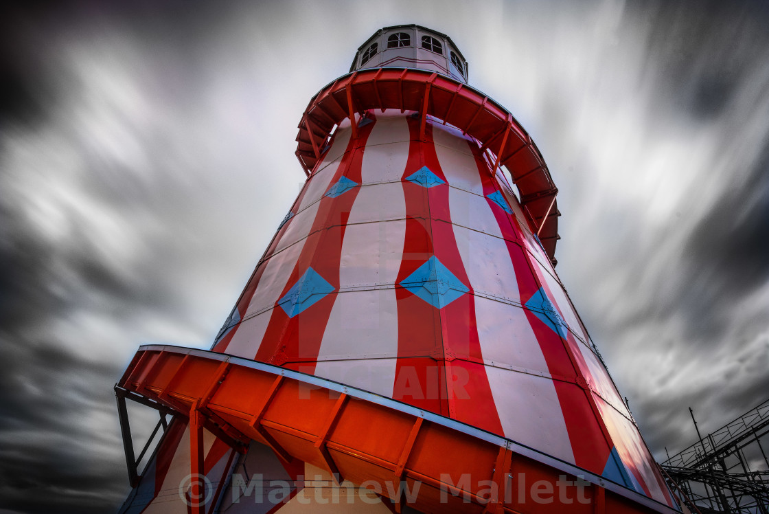 "Clacton On Sea Helter Skelter" stock image