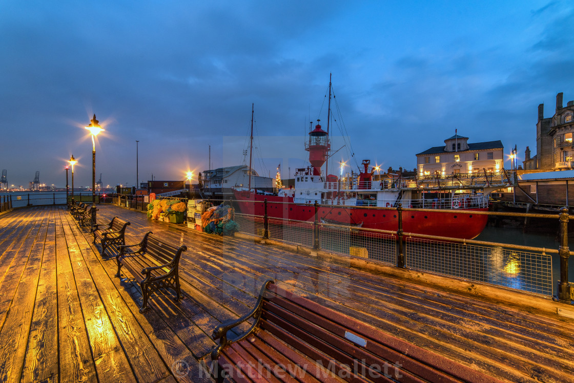 "Halfpenny Pier New Years Eve 2016" stock image