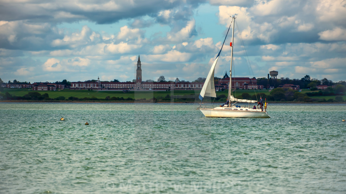 "Sailing Past Holbrook" stock image