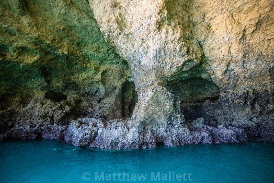 "Algarve Benagil Caves" stock image