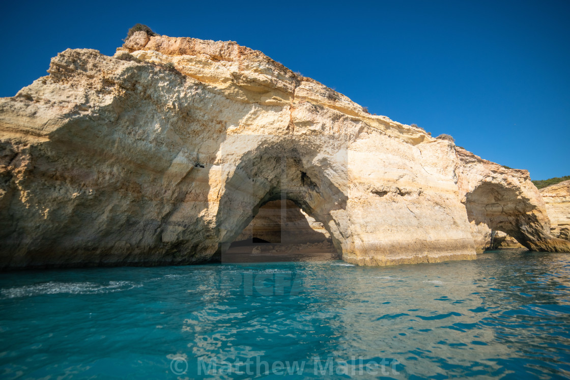 "Benagil Caves of Algarve" stock image