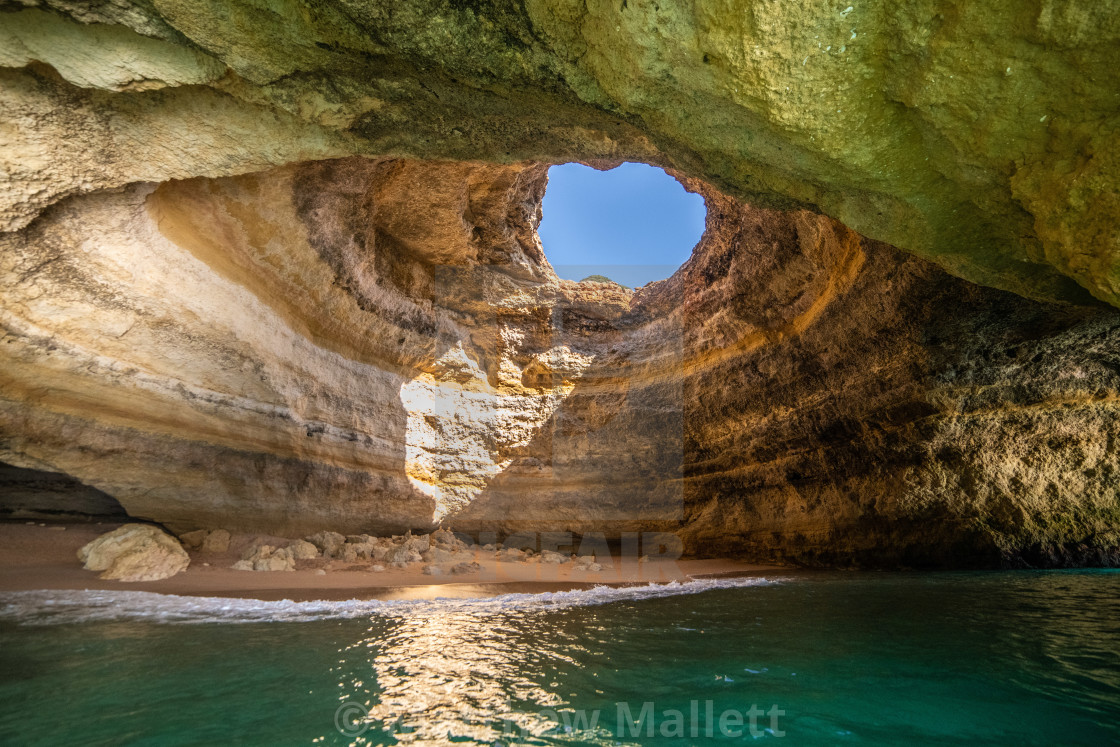 "Benagil Caves of Algarve" stock image