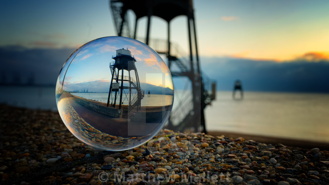 "Dovercourt Lighthouses" stock image